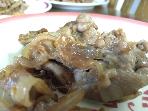 生姜たっぷり豚肉のしょうが焼き！